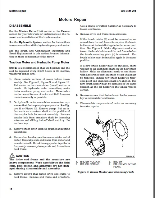 Новые инструкции по ремонту Hyster PDF для полной версии