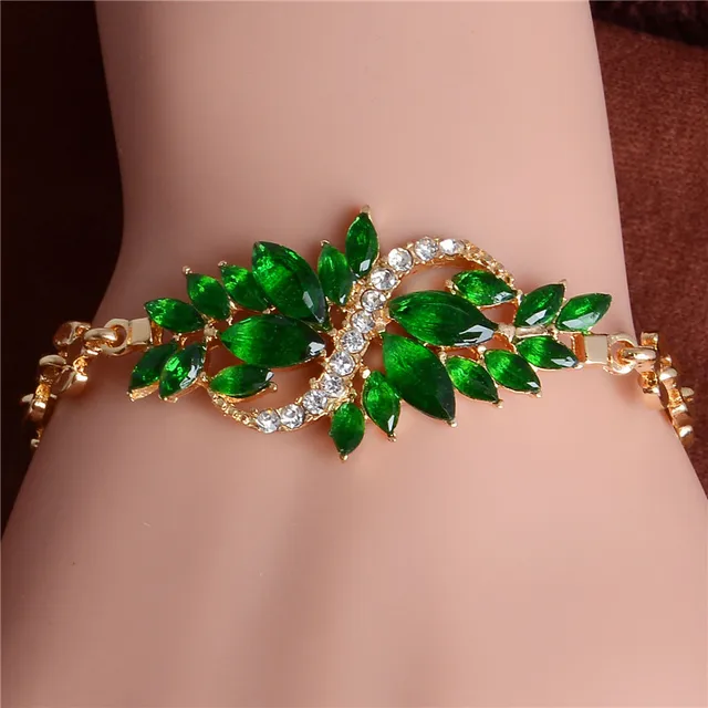 SHUANGR Free shipping Fashion Women/Lady's New Yellow Gold Color Austrian Crysta SHUANGR Free shipping Fashion Women/Lady's New Yellow Gold Color Austrian Crysta