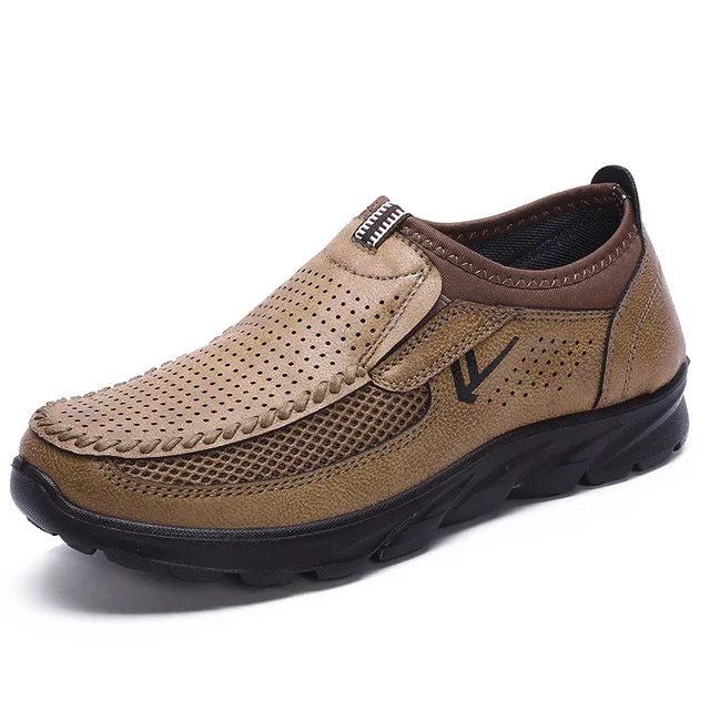 US $7.80 2019 the new high-quality men's soft soles and skid-proof men drive leisure shoes with a large size