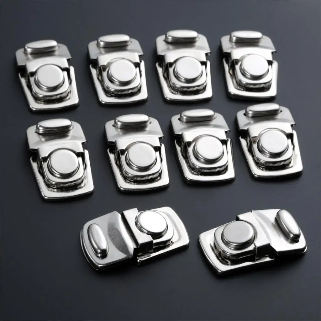 2//10Pcs 28*45mm Jewelry Buckle Antique Suitcase Case Lock Hasp Latch Catch Clasp
