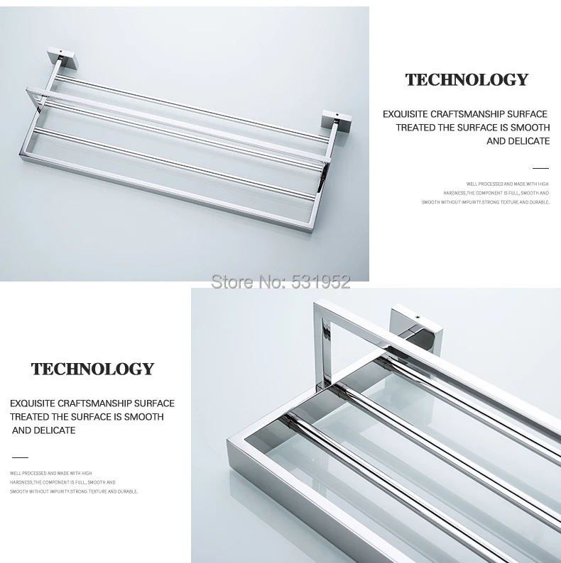 SUS 304 набор из нержавеющей стали для ванной комнаты, хромированный полированный держатель для бумаги, вешалка для полотенец, держатель для туалетной щетки, аксессуары для ванной комнаты
