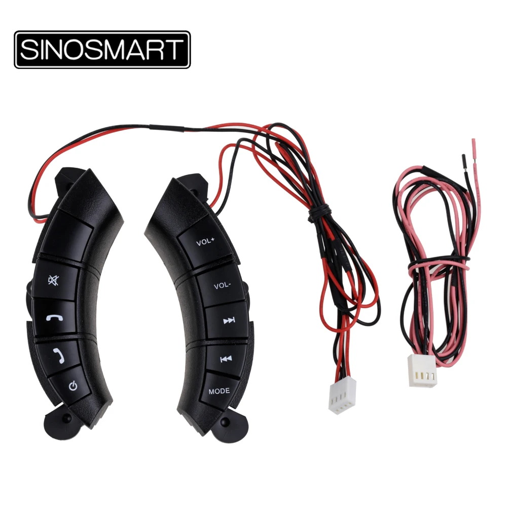 

SINOSMART Multi-function Remote Control Buttons For Great Wall Hover H3/H5 Steering Wheel Button Audio and Volume Control