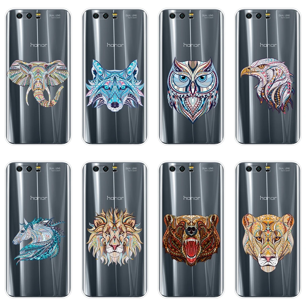 

Back Cover For Huawei Honor 7 8 9 10 Lite Wolf Silicone Soft Case For Huawei Honor 7 7S 7X 7A 7C Pro 8X MAX 10 9 8 Phone Case