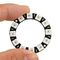 1 шт. RGB LED кольцо 12 битов WS2812 5050 RGB LED со встроенным модуль драйвера для Arduino