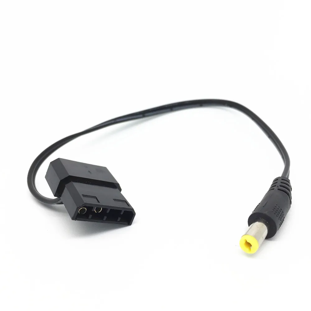 

Free Shipping 2PCS,PC 4PIN Molex 5.5mm X 2.1mm DC Power Cable 12V 2A for RGB Control Box LED