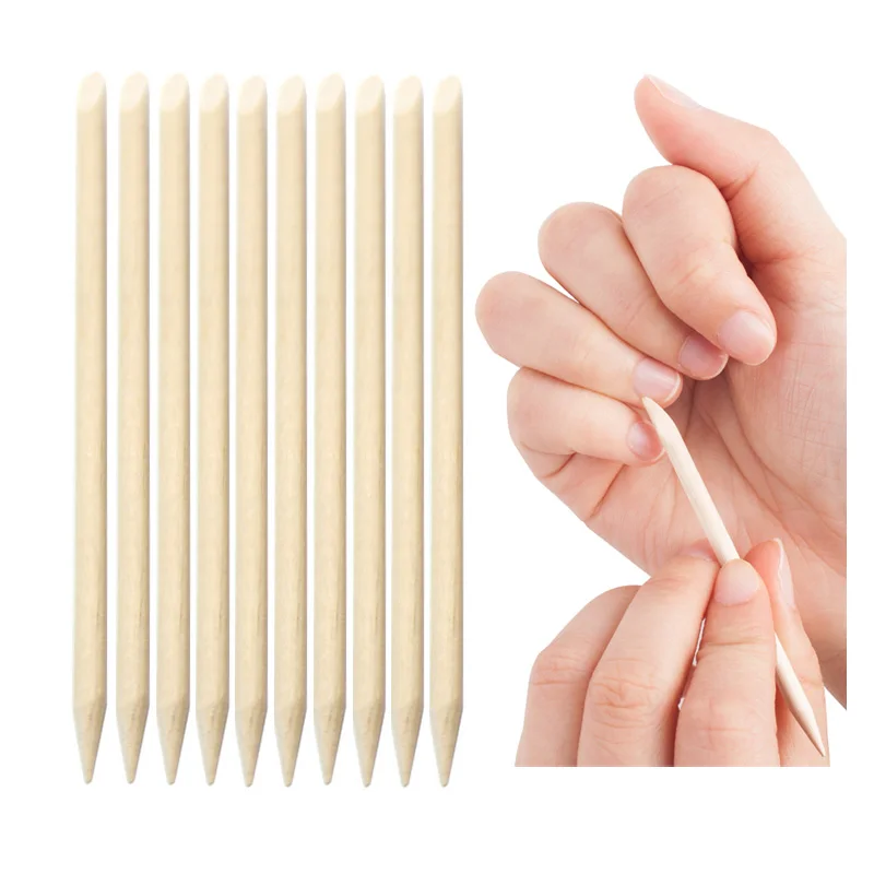10 шт. деревянные палочки для удаления кутикулы|nail tools|tools nailnail shape tool |