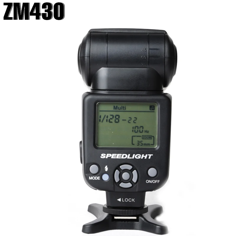 

Zomei ZM430 Manual Speedlite Speedlight Flash for Canon LCD Display & Hard Photo Flash Diffuser for Nikon DSRL Cameras