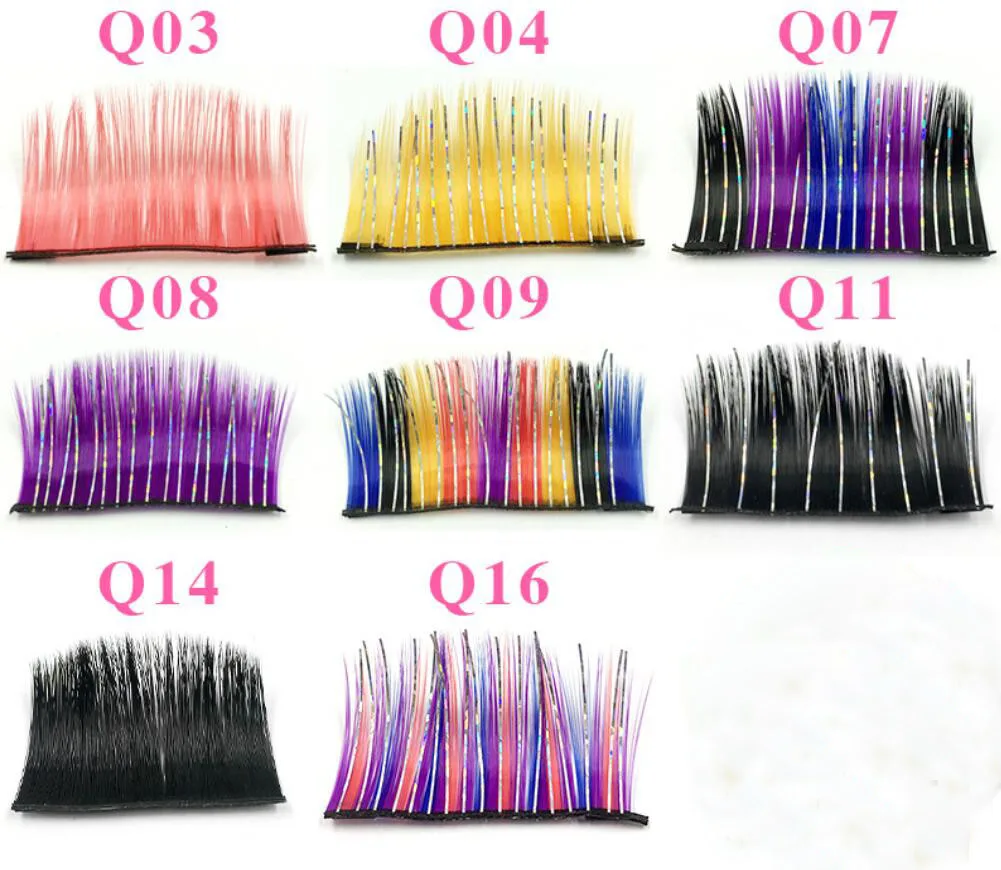 

Colorful 2 Magnetic Eyelashes False Reusable Eyelashes magnets Colorful 3D Magnetic Extension Fake EyeLashes makeup cosmetics