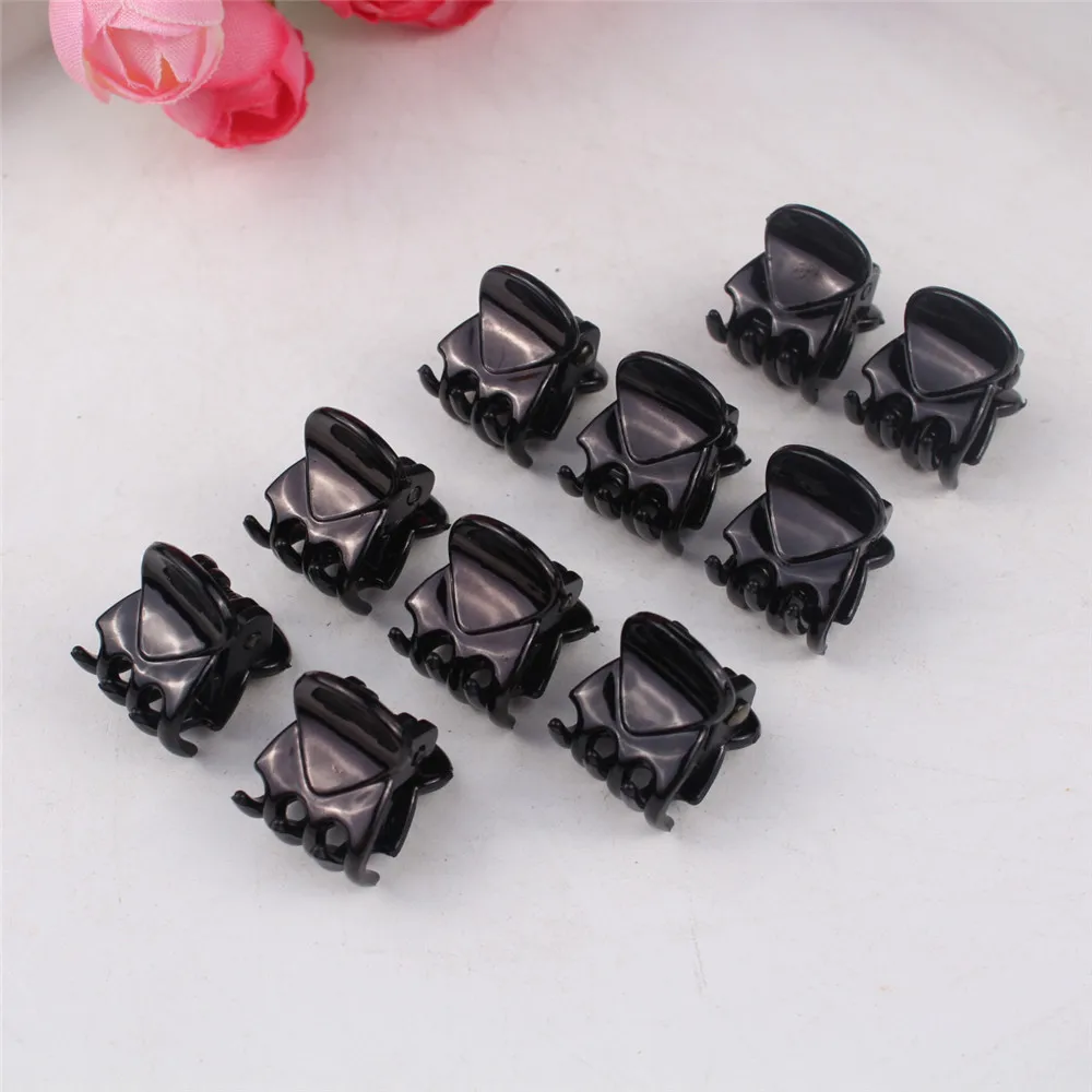 10 PCS Black Hair Clips Clipper Hairclip Barrettes For Women Ladies Plastic 6 Claws Hairpin Headwear Hair Styling Tools 10 PCS Black Hair Clips Clipper Hairclip Barrettes For Women Ladies Plastic 6 Claws Hairpin Headwear Hair Styling Tools