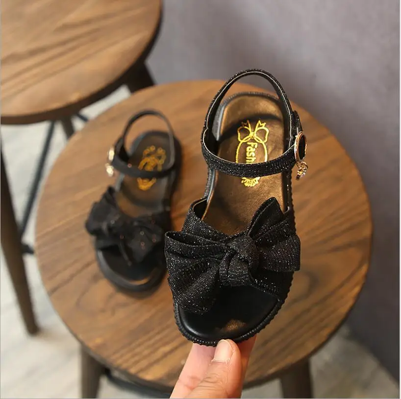 

New Girls Princess Sandals Summer Children's Casual Shoes Children's Party Sandals Soft Sole size 21-36