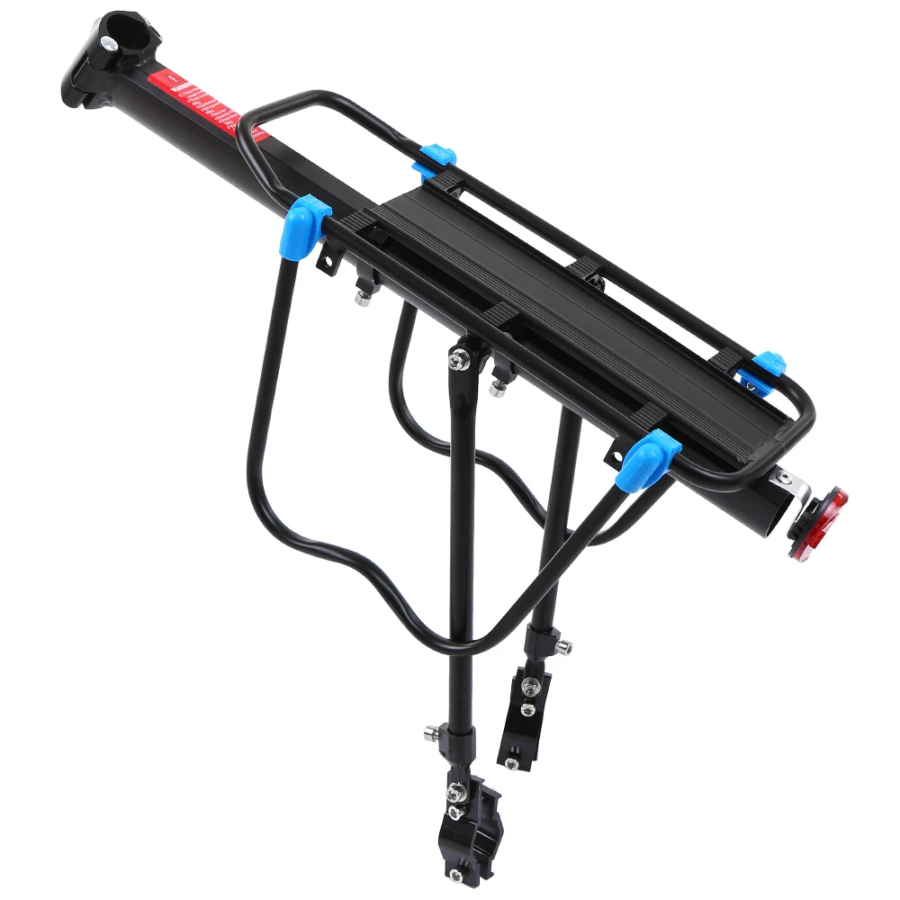 Cheap Mountain Bike Bicycle Cargo Racks Aluminum Bicycle Luggage Carrier MTB Bicycle Mountain Bike Road Bikes Rear Rack Black 12