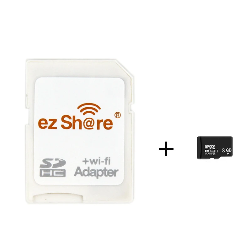 Новейший адаптер Ezshare micro sd wifi с поддержкой 8G 16G 32G карты памяти TF MicroSD адаптер WiFi SD карта - Цвет: add 8 gb