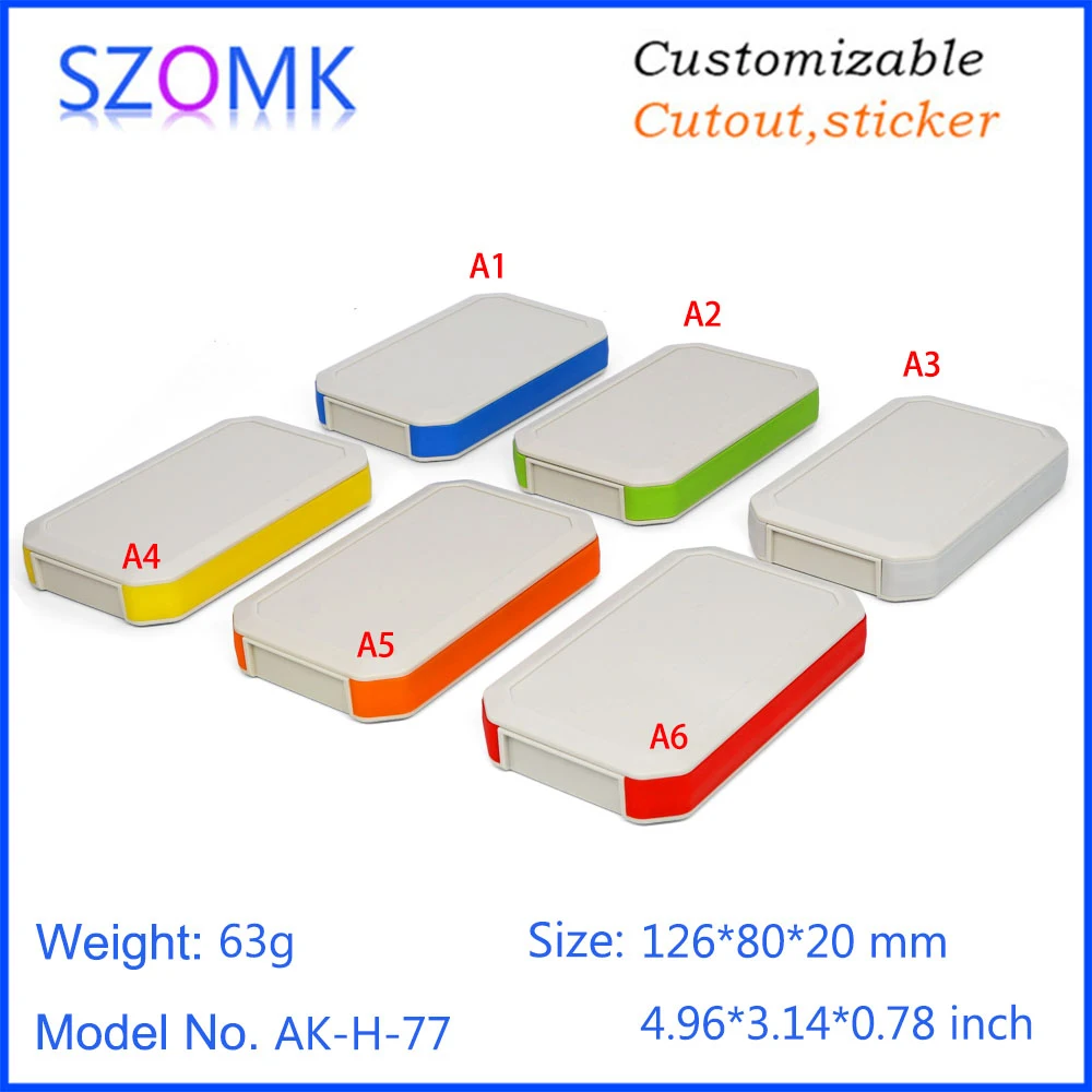 szomk handheld plastic box for electronics instrument housing plastic enclosure for pcb design junction box device project box (31)