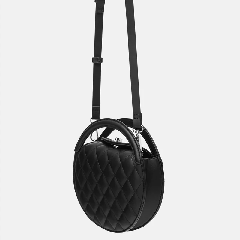 Diamond Lattice Famous Designer Half Moon Bags for Women PU Leather Saddle Bag High Quality Crossbody Shoulder Handbags 2019