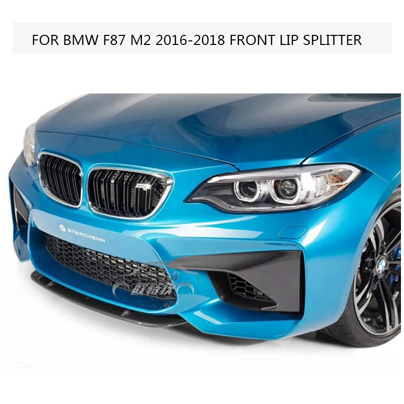 F87 m2 углеродное волокно передняя губа сплиттер для BMW M2 2 двери 2016 2017 2018|Обвесы| |
