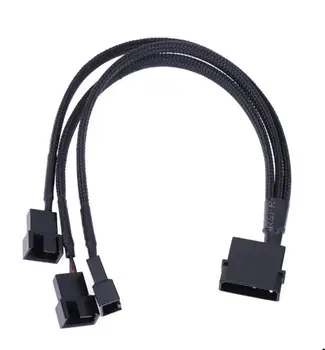 

Molex 4 Pin To 3 x 3/4-pin 5v12v Usb Sleeved Dual Fan Power Adapter Cable 30cm AU16 Dropship