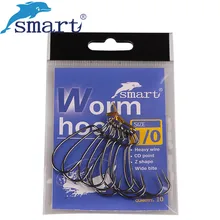 Смарт 10 шт. широкий живот Кривошип рыболовные крючки черные никелевый крюк для мягкой приманки Anzol Para Pesca vissen рыболовные снасти
