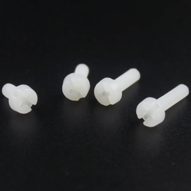 M3-4-30mm-White-Nylon-Screws-Round-Head-Phillips-Plastic-Iinsulation-Screw-M3