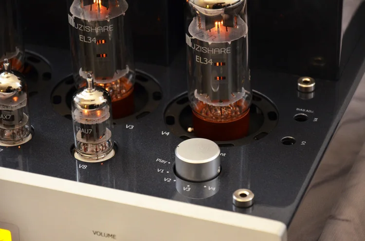 Усилитель Douk Audio EL34 вакуумная трубка встроенный Hi Fi усилитель мощности 35 Вт * 2
