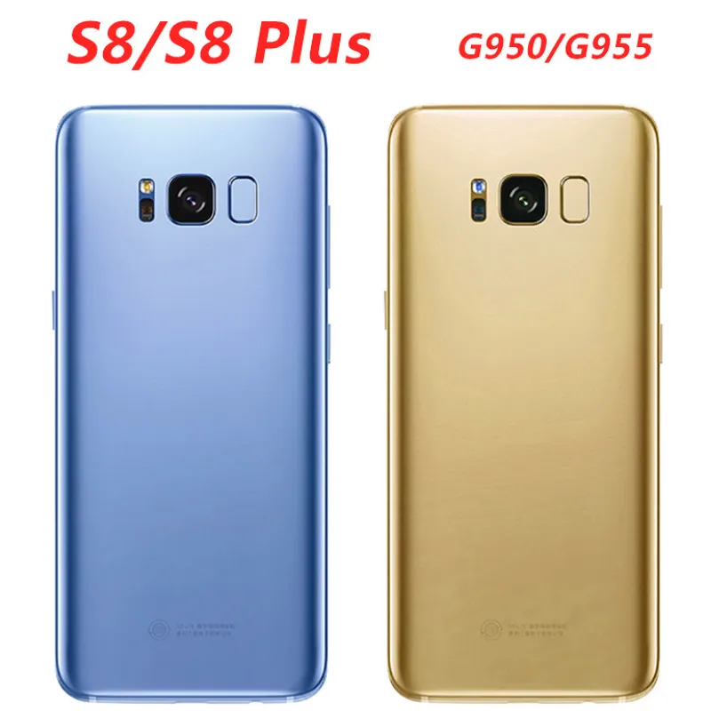 Задняя крышка аккумулятора для Samsung S8 G950 G950F / + G955 G955F s8 Plus новая с объективом |