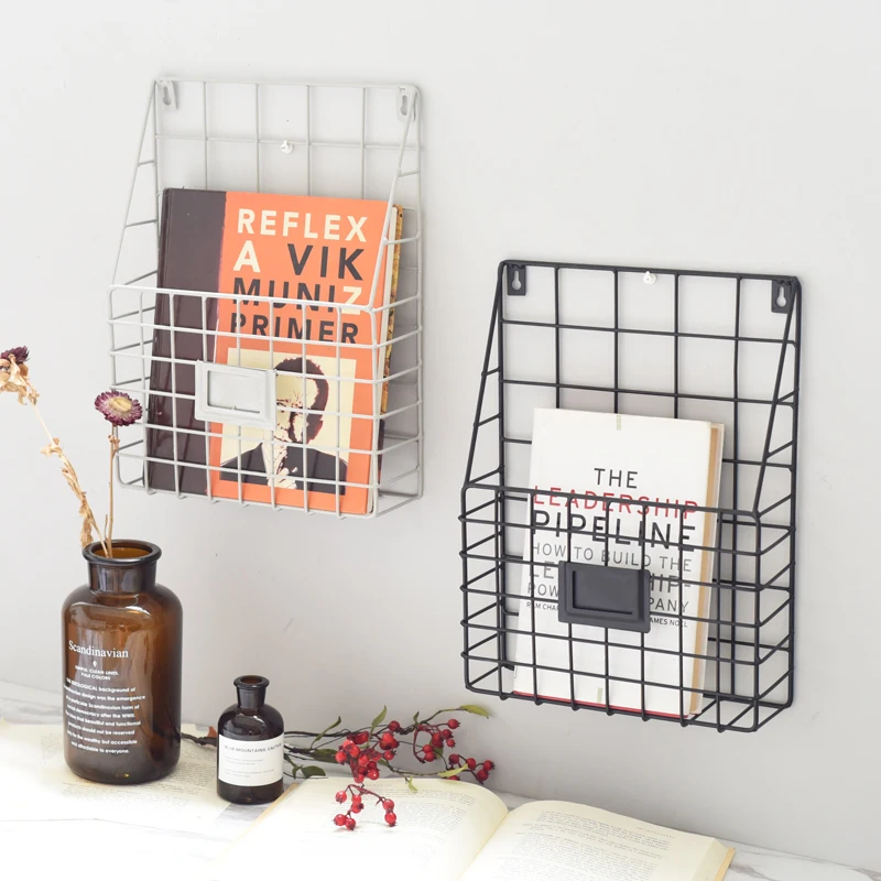 الأوروبي جدار جبل المعادن صحيفة و حامل المجلات رف جدار ملف حامل للدراسة مكتب الفضاء إنقاذ تصميم