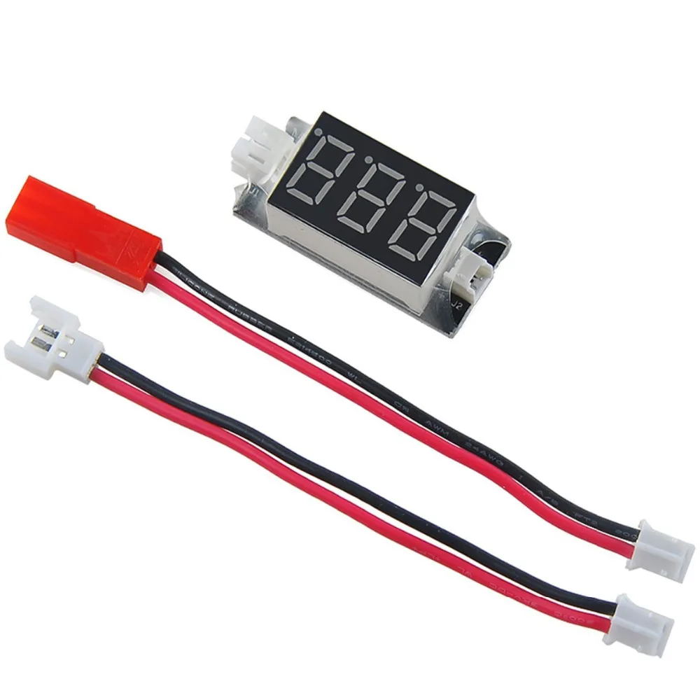 RC LiPo Battery Tester Low Voltage Checker with LED Indicator Micro JST