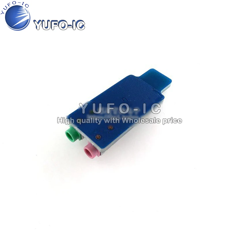 USB звуковая карта без драйверов внешняя для компьютера ноутбука оригинальная CM108