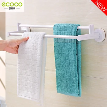 

Double sucker towel rack with suction cup towel rack