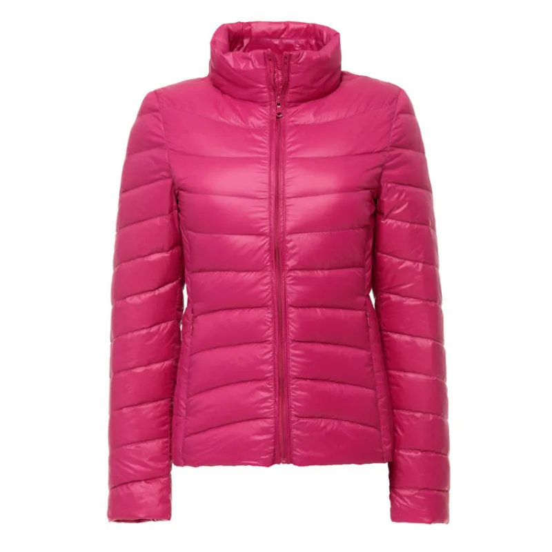 90% White Duck Down Jackets Womens Winter Coat Parkas Female Ultra Light Down Jacket Basic Coats Brands Warm Outwear Plus Size