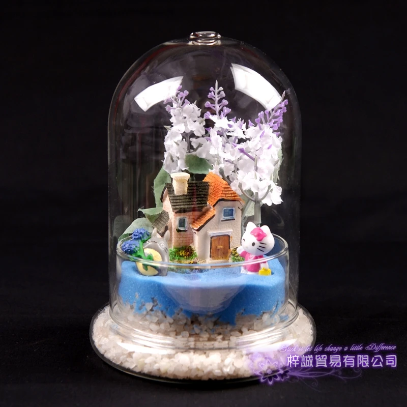 Vase Christmas Terrarium Glass Flower Vase Wall Round Sphere Tabletop Vases Home Decoration Transparent