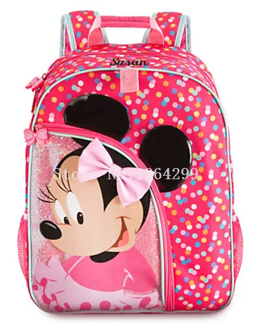 

New Fashion Minnie Girls School Bags Kids Backpack Bag For Children