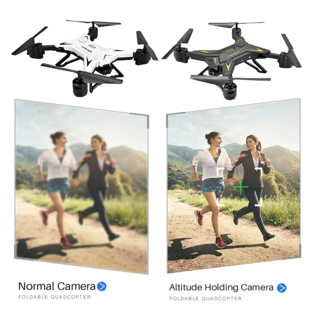 KY601S plegable RC Quadcopter Cámara Drone HD 1080 P WIFI FPV Selfie Drones helicóptero remoto 4 canales gran angular largo duradera