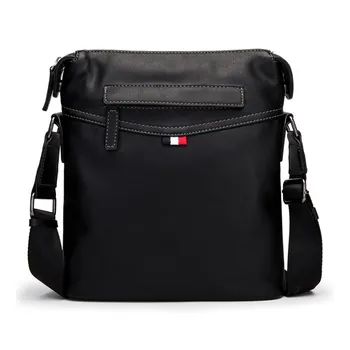 

Men Handbag Casual Business Male Messenger Cross Body Bag Flap Microfiber Leather Black Shoulder Bags Teenagers DSLQ9959