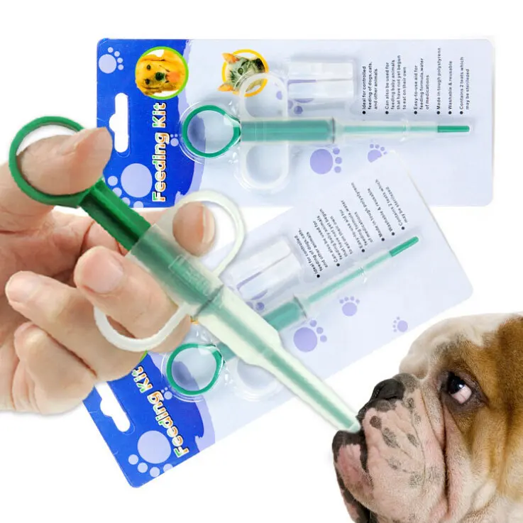 Набор для кормления собак и кошек, таблетки для домашних животных, помощь для кормушки для собак, лекарственное средство, медицинская игла
