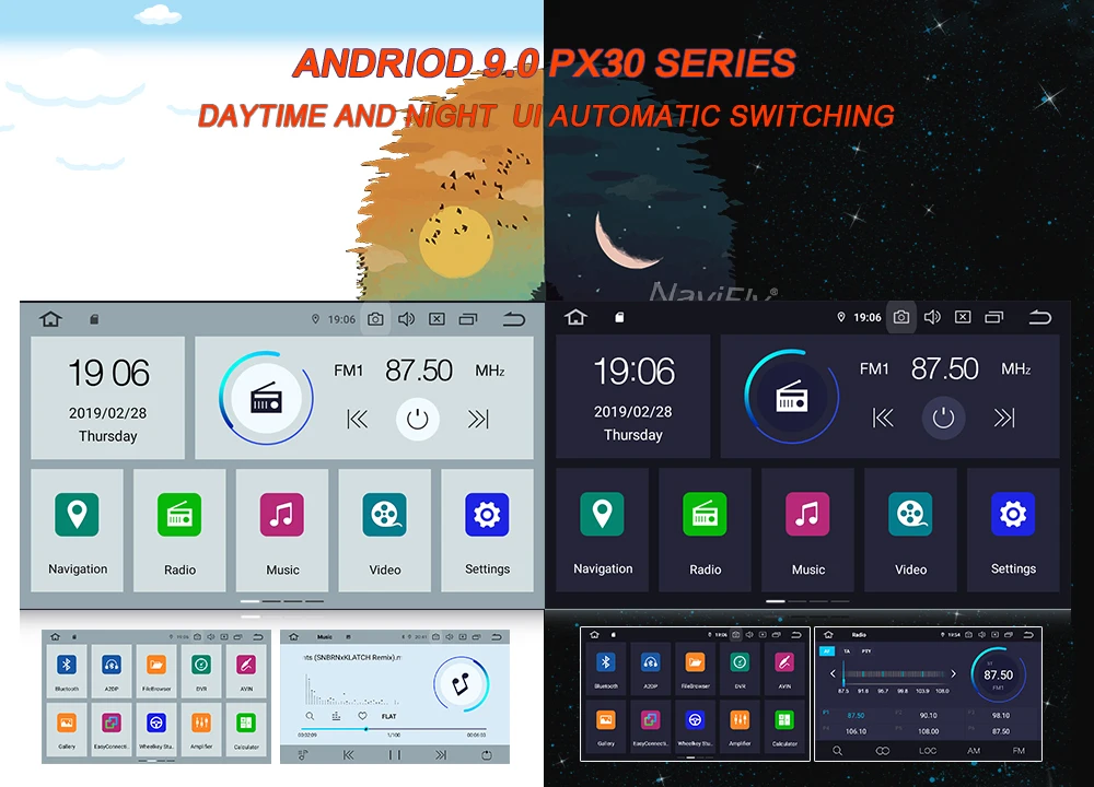 Clearance NaviFly 2G+16G Android 9.0 IPS+DSP GPS Autoradio multimedia player for Porsche Cayenne 2003-2010 with GPS navigation stereo 8