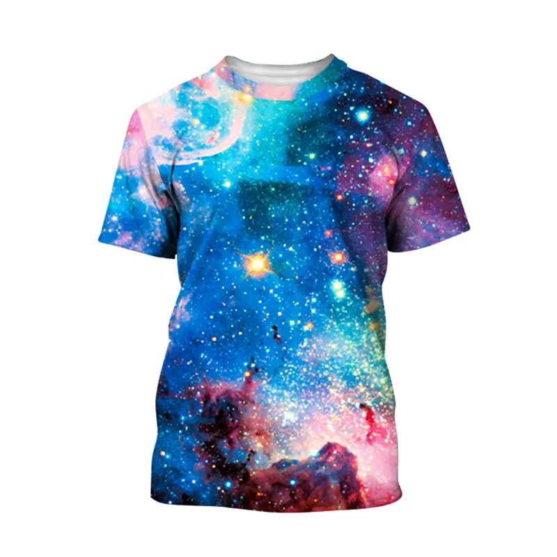 Nebula Space Galaxy 3D All Over Printed Kid T Shirts Summer Street ...