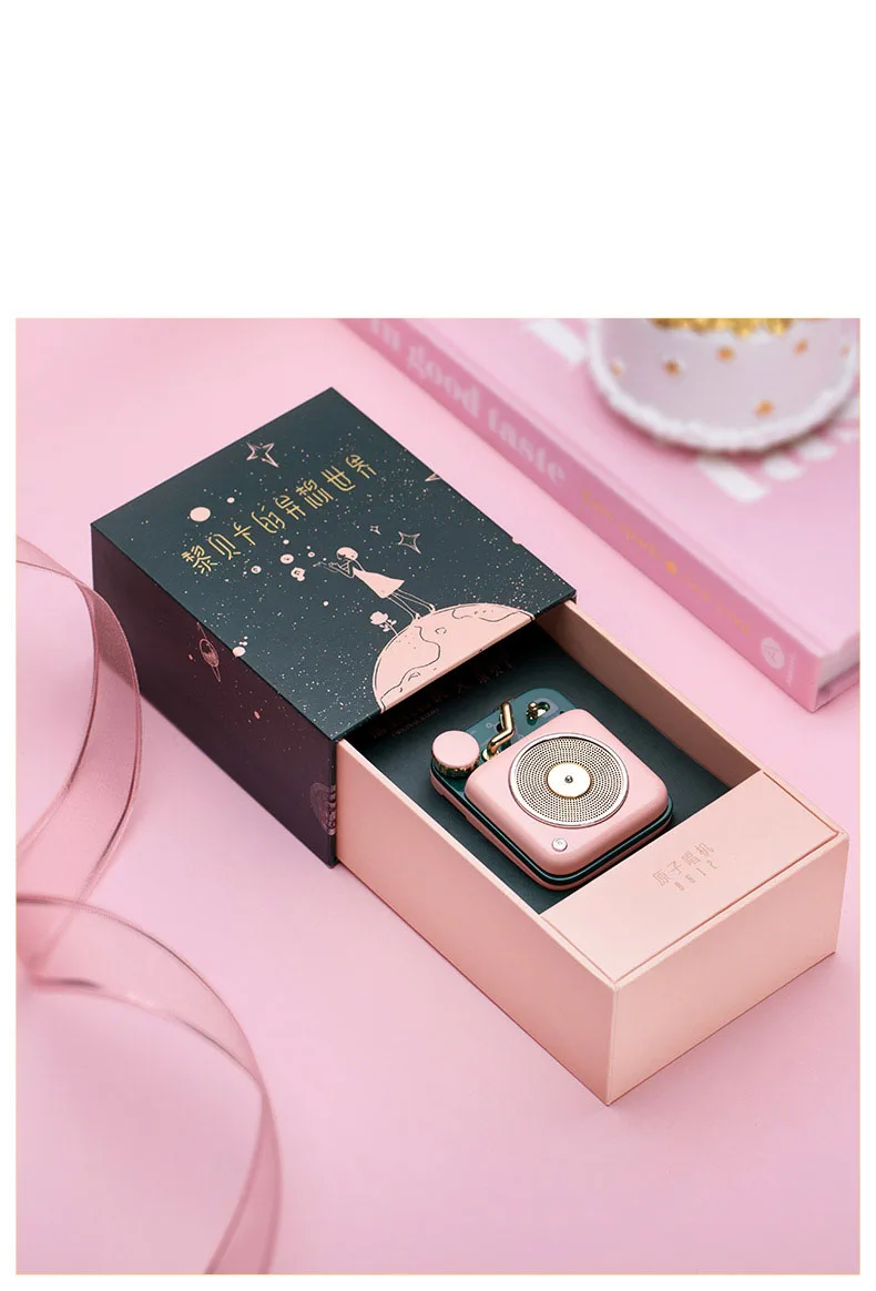 Xiaomi Mijia Cat King Atomic Record Player B612 2 Colors Bluetooth Intelligent Audio Portable Zinc Aluminum shell speaker Music (16)
