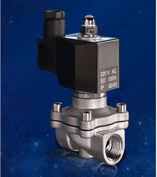 

1 1/4 inch Stainless Steel Electric solenoid valve Normally Closed IP65 Square coil water solenoid valve