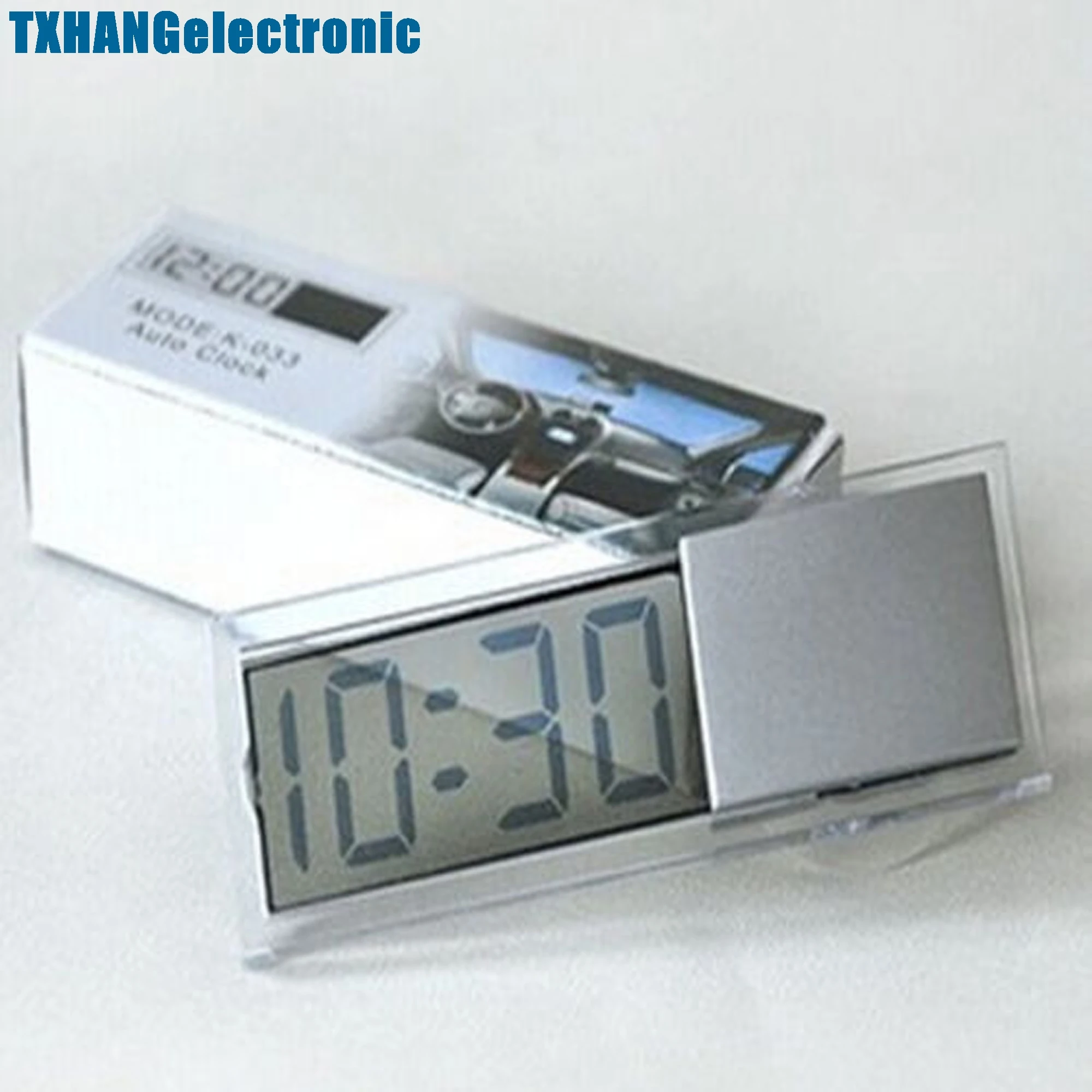 

Digital LCD Time Clock for Vehicle Car View Mirror Suction Cup