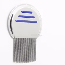 EL TERMINADOR-LA MEJOR PEINE PARA PIOJOS Y LIENDRES Microacanaladas Azul