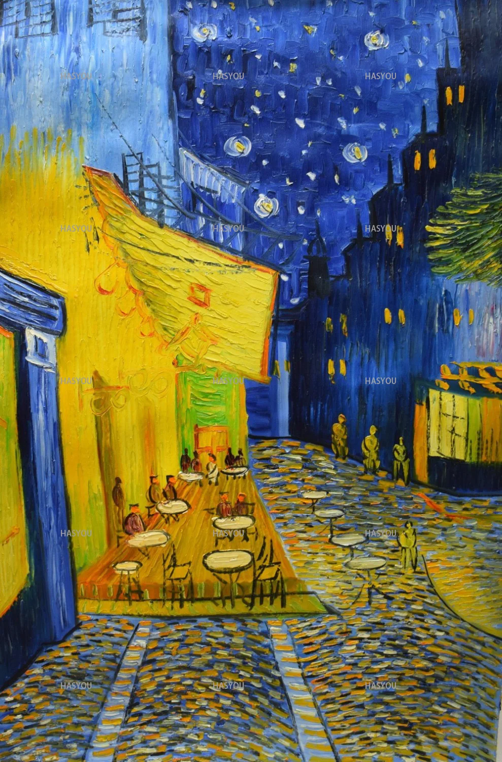 Famous-Van-Gogh-Oil-Painting-Reproduction-Cafe-Terrace-at-Night-Hand-Painted-Abstract-Canvas-Wall-Art