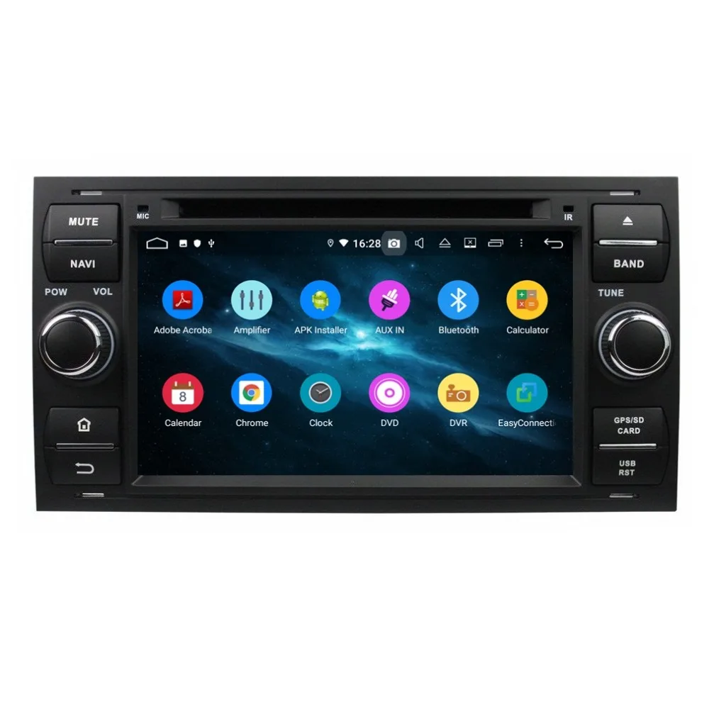 Clearance 4GB RAM Octa Core 2 din Android 9.0 Car Radio DVD Player for Ford Focus Mondeo S-MAX C-MAX Galaxy Fiesta Form Fusion Connect 4