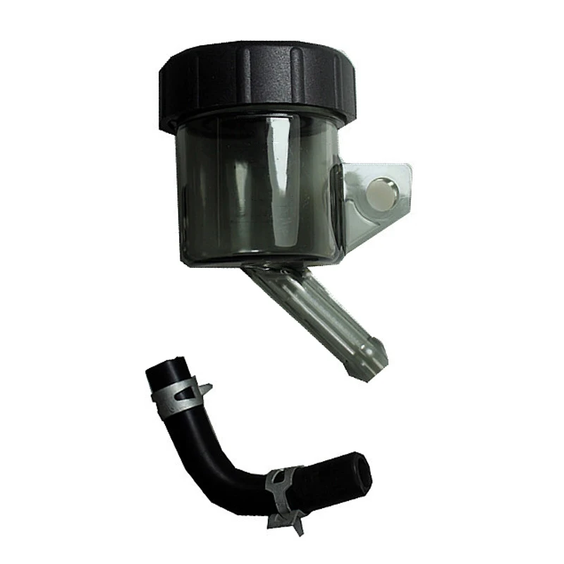 Universal 1pc Motorcycle Rear Brake Clutch Master Cylinder Fluid Reservoir Oil Tank Cap Black Plastic For Honda Kawasaki Yamaha