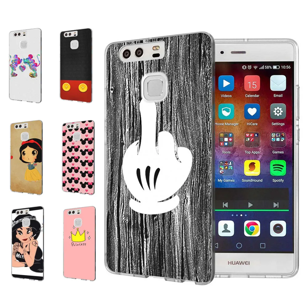 For Huawei P9lite/P8 Lite 2016 2017 Y5 II 2 Y5ii / Y6 Compact Honor 5A LYO-L21 Soft TPU Silicone Pattern Clear Case B091 |
