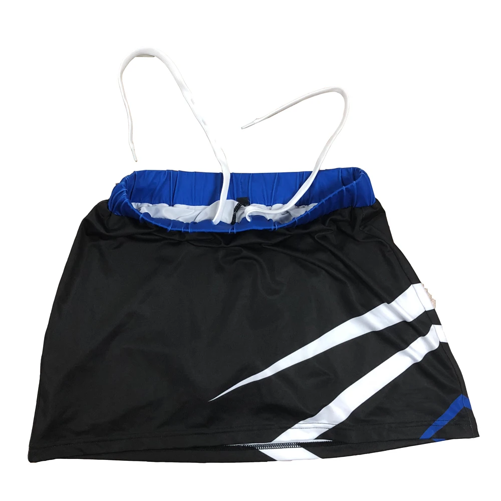 تنفس البوليستر المرأة pantskirt المضادة أفرغت التنانير الرياضية الريشة تنس الجري لياقة dijiuyin