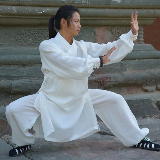 Wudang Taoist tai chi одежда шаолин буддизм кунг-фу упражнения Обучение монах костюм Одежда для боевых искусств мантии костюм 4 цвета