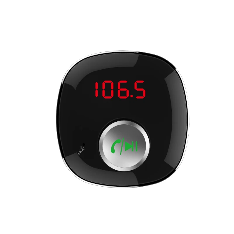1 шт. 3 в V4.2 Bluetooth автомобиля Зарядное устройство светодиодный Дисплей fm