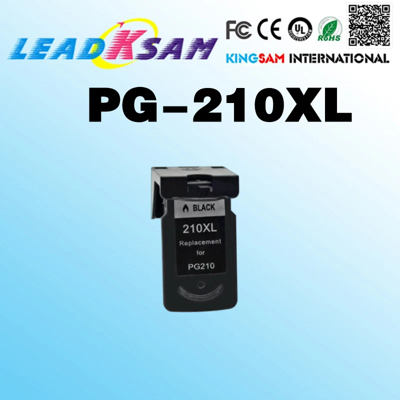1x черный PG 210 картридж совместимый для PG210 PG210XL PIXMA MP240 MP250 MX320 MX330 MX340 MX350|Чернильные