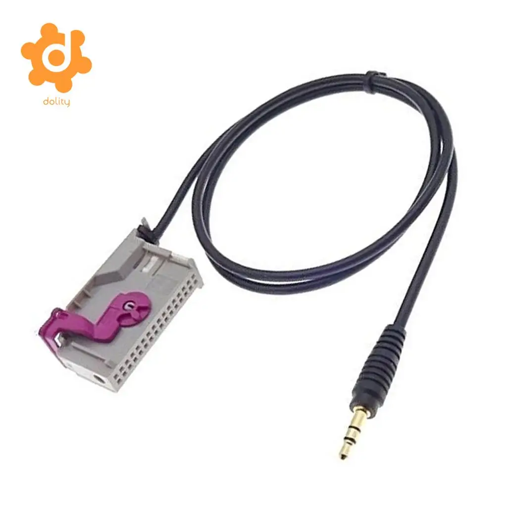 Aux-in 3.5mm Jack Audio 32Pin Cable For Audi A3 A4 A6 A8 TT RNS-E Navigation