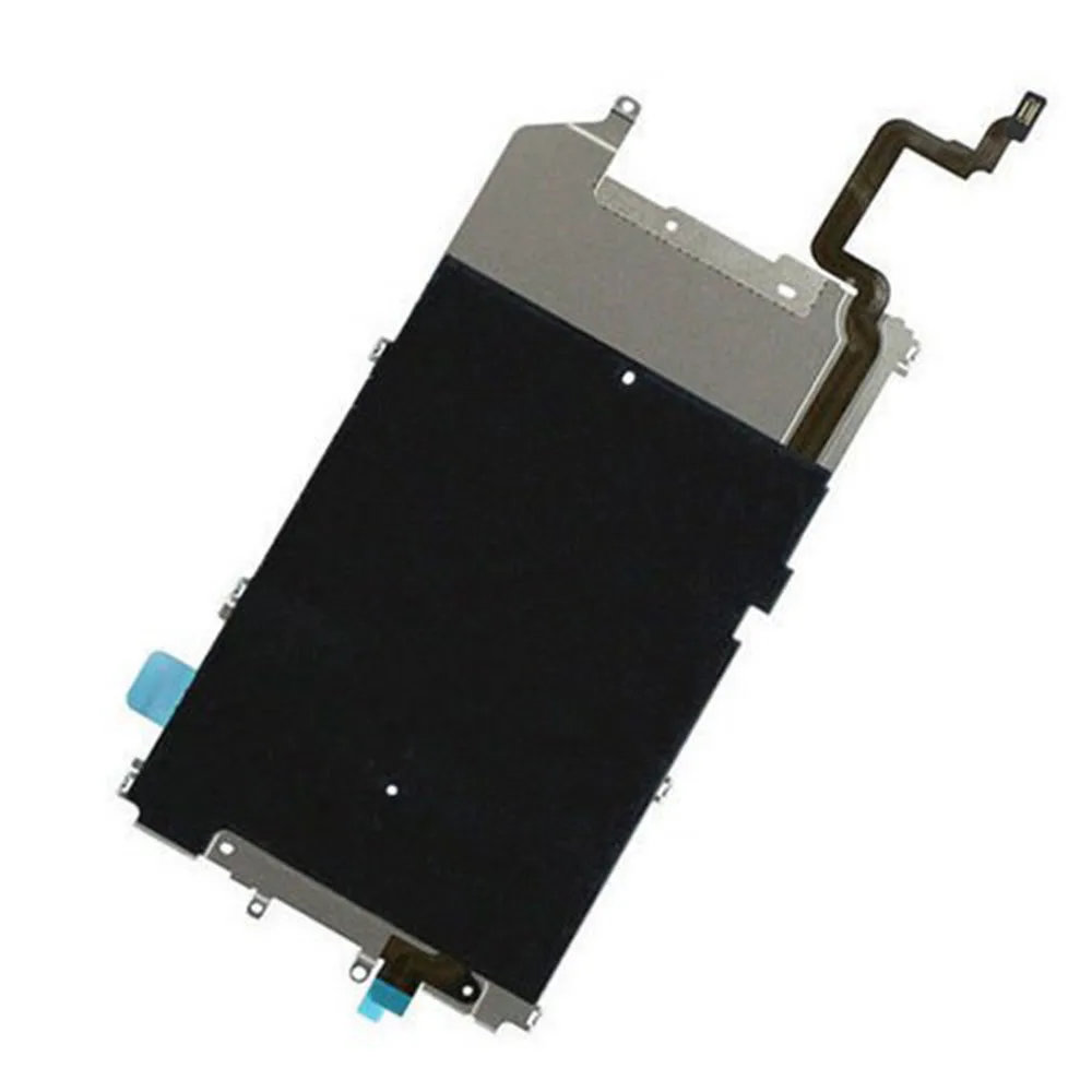 

LCD Screen Back Classic Metal Plate with Heat Shield Home Button Connection iFlex Cable Replacment Part for iPhone 6 6 Plus